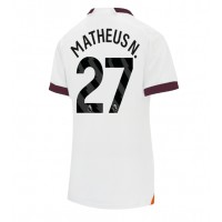 Manchester City Matheus Nunes #27 Auswärtstrikot Frauen 2023-24 Kurzarm